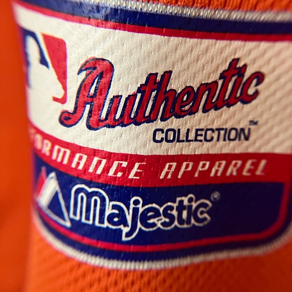 Orange Baltimore Orioles baseball jersey (away) - Large - Majestic, MLB, Y2K - Picture 5 of 11